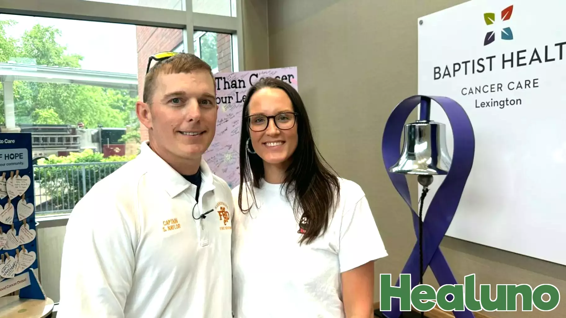 Bell of hope gifted to Baptist Health by Harrodsburg fireman