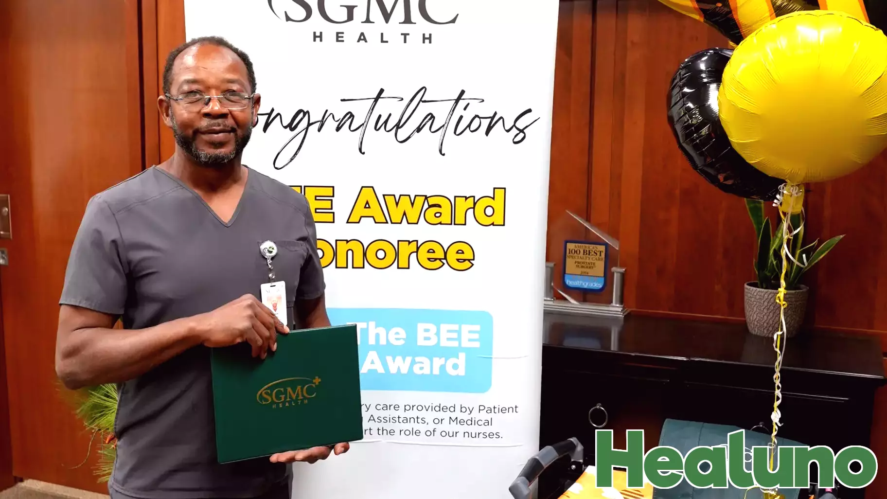 SGMC Health Recognizes Erskine Ramsey with Prestigious BEE Award for Exceptional Care