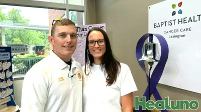 Bell of hope gifted to Baptist Health by Harrodsburg fireman