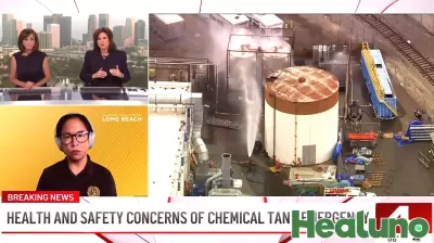 Health and safety concerns of chemical tank emergency in Garden Grove