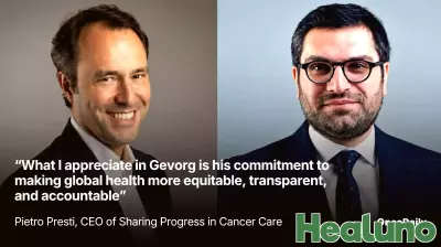 Pietro Presti Praises Gevorg's Dedication to Fairer and More Accountable Global Health